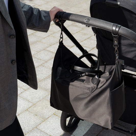 Taška na plenky - nylonová černá