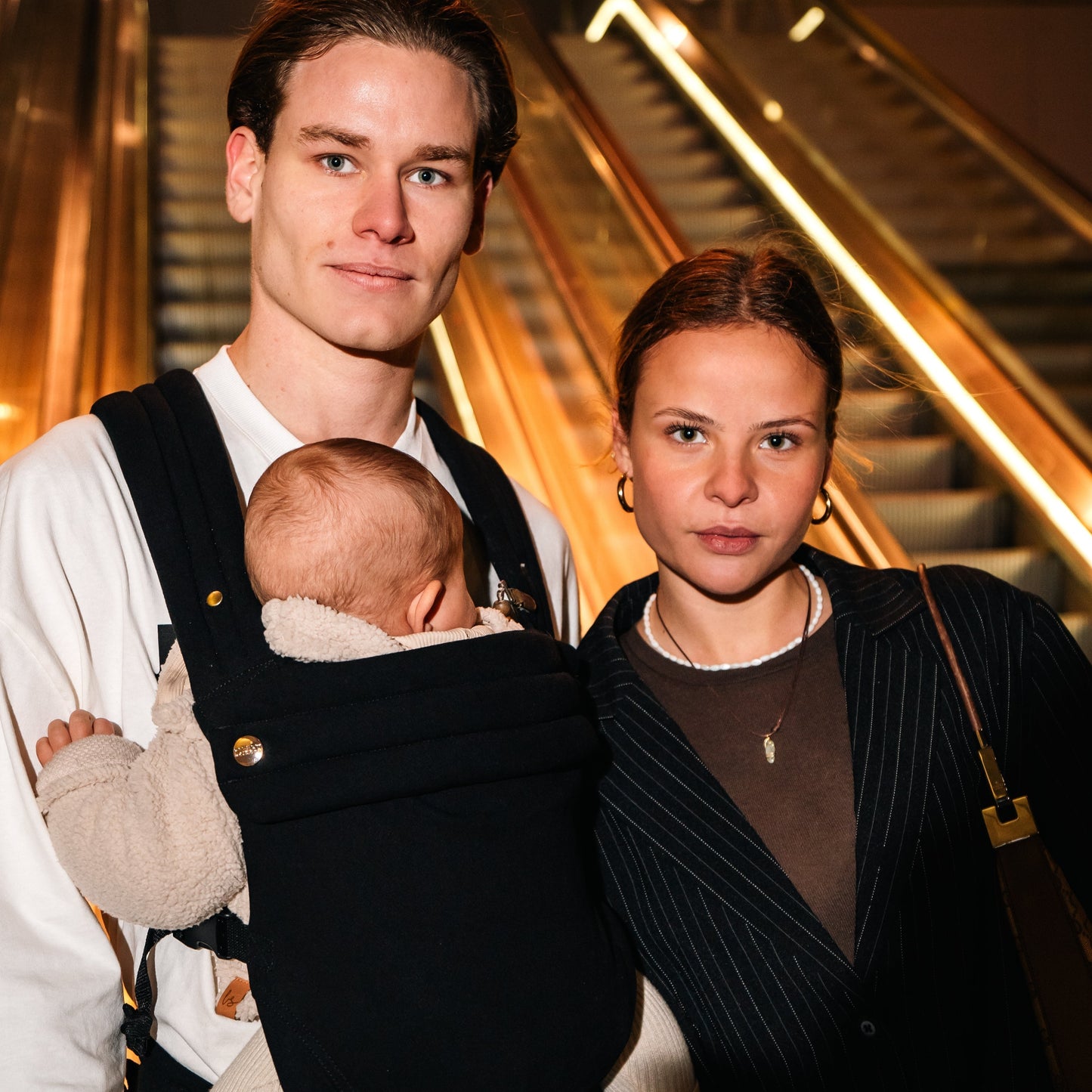 Nosítko pro miminka - Organická černá